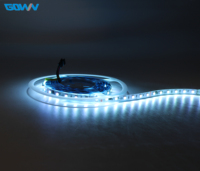 Tira de LED Flexible Inteligente RGB 5050 de 12V, Control Remoto por Aplicación, Retroiluminación para TV, PC, Dormitorio, Ambiente, SMD 5050