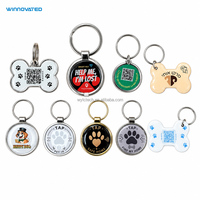 Etiqueta de Identificación para Mascotas WINNOVATED, Personalizada, de Silicona, Impermeable, con RFID/NFC 13.56MHz, para Regalos/Tarjetas de Visita y Control de Acceso