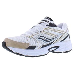 Saucony Ride Millennium Unisex Running <b>Shoes</b> <b>White</b> Gold <b>Black</b> Mesh Breathable Cushioned <b>Sole</b> Athletic Wear - Product Image 1