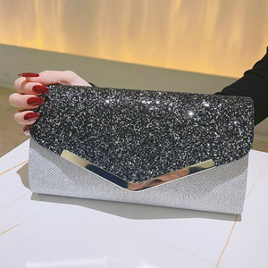 Nouvelle pochette de soirée en cuir PU à sequins, sac à bandoulière pour téléphone portable, chaussures et sacs de soirée pour femmes - Product Image 4