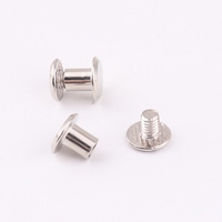 Vis de reliure de livre Chicago en métal de 6mm pour accessoires de fixation de papeterie