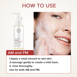 Biểu tượng tùy chỉnh salycylic axit gluconolactone AHA pha rửa mặt mụn trứng cá rõ ràng làm sạch sâu lỗ chân lông trên khuôn mặt đổi mới sa Sữa rửa mặt - Product Image 6