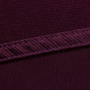 Bán buôn giá rẻ rượu vang đỏ Polyester Vòng satin Khăn trải bàn cho tiệc cưới nhà hàng - Product Image 4