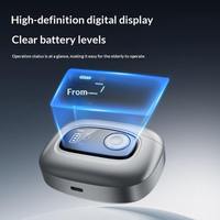 Coupe-ongles électrique rechargeable avec lame incurvée et large ouverture de mâchoire, polissage automatique des ongles avec lumière LED