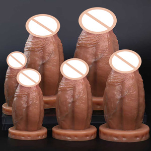 Dildo réaliste géant en silicone souple pour femme, étanche, 500g, jouets pour adultes, dildo géant, dildo animal, massage de la prostate - Product Image 4