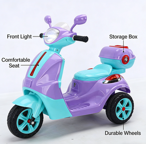 Nuevas Bicicletas <span class=keywords><strong>El</strong></span>éctricas para Niños, Motocicletas, Triciclos Plegables, Carritos, Coches de Juguete para Niños y Niñas, de Plástico, con Certificación CE, Edades 2-6 - Product Image 5