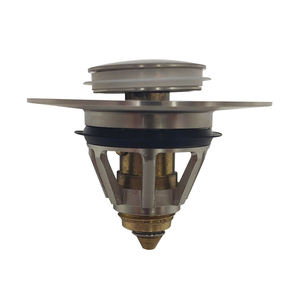 Personnalisé SS 304 Laiton Nickel <span class=keywords><strong>Doré</strong></span> Brossé Anti-Colmatage Lavabo Évier Bouchon De Vidange Pop Up Bouchon Crépine - Product Image 2