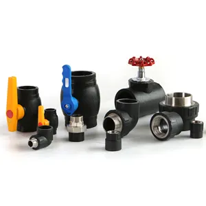Factory price plumbing materials hdpe socket pipe fusion fittings