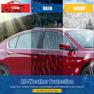 Pare-soleil pour Honda Accord 13-17 4 portes berline, visières de fenêtre intégrées, protection contre la pluie et le soleil - Product Image 6