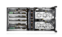 Servidor de 8U con CPU Dual AMD Epyc 9004/9005 y Memoria 24xDDR5, 8xSATA/SAS 3.5' HDD, 8xPCIe5.0, Tarjetas GPU de 600W y Rack para Servidor