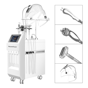 Appareil de soin du visage multifonctionnel à jet d'oxygène avec pulvérisation d'oxygène, dermabrasion pour un nettoyage en profondeur, anti-âge et élimination de l'acné, spa - Product Image 2