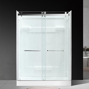 Fabricant de portes de douche coulissantes en acrylique Kit de panneaux de murs de douche avec base et <span class=keywords><strong>mur</strong></span> - Product Image 2
