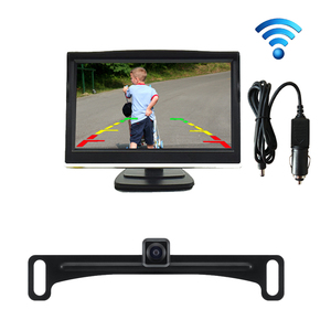 12V sans fil <span class=keywords><strong>5</strong></span> pouces moniteur <span class=keywords><strong>de</strong></span> voiture caméra <span class=keywords><strong>de</strong></span> <span class=keywords><strong>recul</strong></span> vue arrière caméra d'aide à la marche arrière caméra <span class=keywords><strong>de</strong></span> <span class=keywords><strong>recul</strong></span> <span class=keywords><strong>de</strong></span> voiture sans fil caméra <span class=keywords><strong>de</strong></span> stationnement - Product Image 2