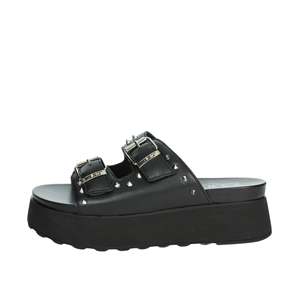 Cult Women's Wedge Slipper CLE104357 Black Platform <b>Sandals</b> - Product Image 1