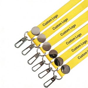 Office Badge Hanging Rope Heat Transfer Printing Word Exhibition and Sales Promotion ID Card <b>Polyester</b> <b>Lanyards</b> with logo Custom - Product Image 4
