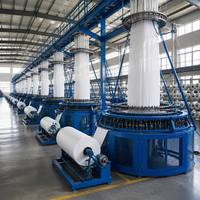 Machine à tisser circulaire à 4 navettes pour la fabrication de sacs en filet pour oignons, fruits et légumes