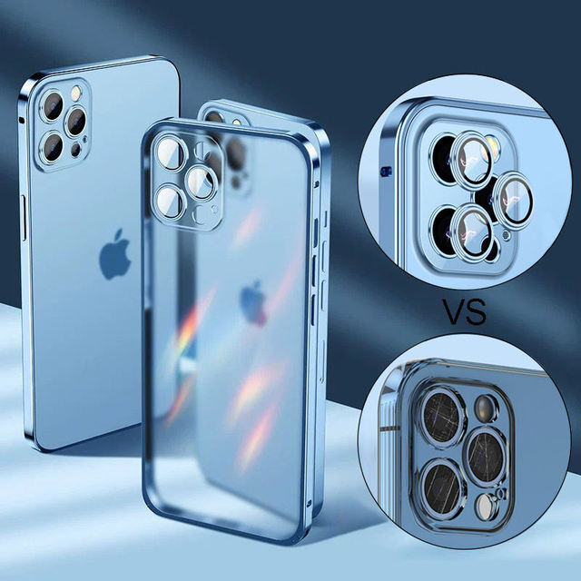 CTUNES Aluminum Alloy Metal Phone Case for 16/15 Pro Max Shockproof Transparent Design OEM Available Bulk Order Custom