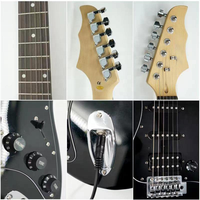 HUASHENG 39 Inch Full Size Electric Guitar OEM ODM Rosewood Guitar Electric with Amp, Bag, Capo, Shoulder Strap, String