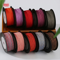 Fil à écailler LONGJIE Dragon Scale, diamètre 1,2 mm, polyester/nylon, fil pour bijoux, plusieurs couleurs disponibles, accessoires, tissage artisanal