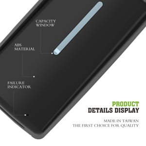 Distributeur de désinfectant pour les mains en plastique mural manuel moderne FANDA noir - Product Image 4