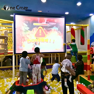 AR Game for Kids, 3D Interactive Smash <b>Wall</b> Projection System, Multiplayer Ball Game Interactive <b>Projector</b> for Indoor Play Venue - Product Image 2