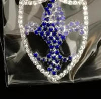 Broche en strass de fleur de lys de beauté épingles à ceinture pour fiançailles de mariage ou cadeau pour les concours de beauté