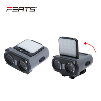 Luces LED Multifuncionales FERTS de Larga Duración Recargables por USB para Bicicleta, con Clip para Gorra, Luces de Advertencia de Emergencia para Exteriores