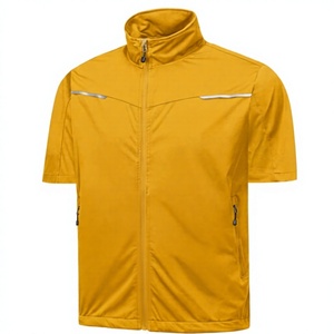 Veste d'extérieur coupe-vent doublée polaire softshell pour homme, 10 % élasthanne, col montant, grande taille, coupe-vent sport, veste chaude d'hiver OE - Product Image 1