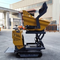 Mini-Dumper Multifunktionaler Raupen-Minidumper Mini-Transporter Kipplaster für die Landwirtschaft