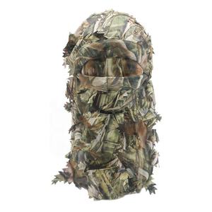 カモフラージュヘッドギア、ハンティングヘッドギア、ハンティングフルカバーメッシュカモフラージュ3Dリーフィーフェイスマスク - Product Image 3