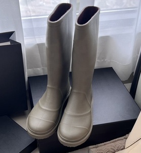 Luxury Designer Womens Genuine Leather Ankle Mid Calf Boots Rubber Outsole Waterproof Slide Solid Summer Spring <b>High</b> Quality - Product Image 3