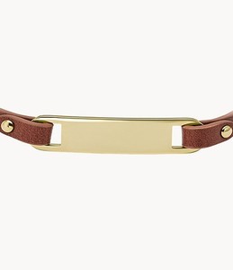 Brazalete Clásico de Cuero PU Chapado en Oro, Unisex, Ajustable, Joyería para Regalo - Product Image 2
