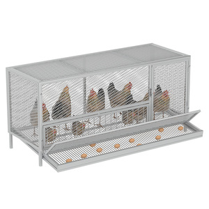 Jaula para Gallinas <span class=keywords><strong>de</strong></span> Uso Doméstico con Sistema Automático <span class=keywords><strong>de</strong></span> Desplazamiento <span class=keywords><strong>de</strong></span> Huevos, <span class=keywords><strong>de</strong></span> Alambre Galvanizado, con Cajón Recolector <span class=keywords><strong>de</strong></span> Huevos - Product Image 3