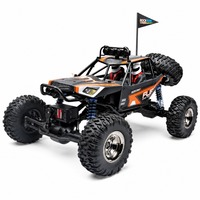 Camion tout-terrain RC 1:12 BG1515 avec télécommande sans fil 2,4 GHz, 4 roues motrices, gros pneus en caoutchouc et suspension