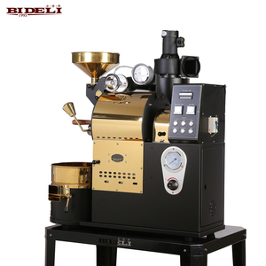 เครื่องคั่วกาแฟเชิงพาณิชย์ Bideli ขนาด 2 กก. แบบใช้แก๊ส ถังคู่สแตนเลส สำหรับร้านกาแฟ - Product Image 2