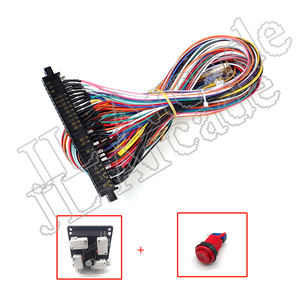 Arcade <span class=keywords><strong>Jamma</strong></span> 56-Pin kabinet antarmuka <span class=keywords><strong>Harness</strong></span> kabel multiade Arcade kabel PCB untuk koin pendorong konsol Video Game - Product Image 3