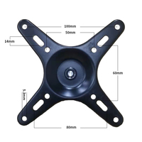 Adaptateur VESA de montage mural 100*100mm 80*80mm, support pour tablette, support pour téléphone, support de téléphone pour sublimation, support pour iPad pour Ram