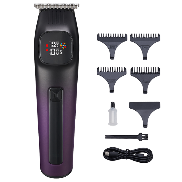 Hot Sale Professional Hair for Clipper with USB Electric Lithium Battery Stainless Steel Blade Electric Hair Trimmer