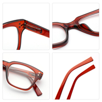 Fabricant de lunettes optiques unisexes durables avec logo personnalisé en gros, correction de la vision, lunettes de lecture tendance