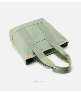 Nouveau sac fourre-tout en toile pour femme, grande capacité, multi-poches, sac bandoulière portable, sac à bandoulière unique pour l'école et les voyages - Product Image 6