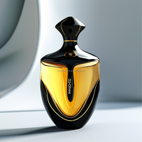 Bouteille de parfum de luxe conçue sur mesure 30ml 50ml 100ml verre pulvérisateur avec bouchon en plastique diffuseur vide de haute qualité