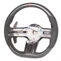 Volant en fibre de carbone pour Mercedes Benz S223 C206 232 E213 W221 W212 W464 C250 Gle 43 Amg V S Class OLED RPM en cuir
