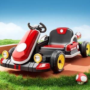 Nouveau <span class=keywords><strong>Kart</strong></span> Électrique <span class=keywords><strong>Mario</strong></span> pour Enfants, Voiture-Jouet Bébé Télécommandée, Dérapage à Petites Roues, Porteur en Plastique Durable - Product Image 1