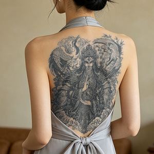 Tatuaje Temporal de Lujo de Grado Profesional con Diseño de Grúa <span class=keywords><strong>y</strong></span> Niño, Fórmula Herbal de Larga Duración, Resistente al Agua <span class=keywords><strong>y</strong></span> al Sudor, el Más Vendido - Product Image 4