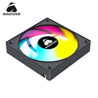 Ventilador de Refrigeración de Alto Rendimiento AntarcChill OEM de 120 mm, Alta Velocidad, Bajo Ruido, PWM, para Radiador de PC para Juegos