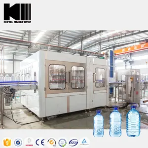 High-accuracy 1-3Gallon 10L 5L Water Filling Machine Plastic Bottle Mineral Water Making Plant Line