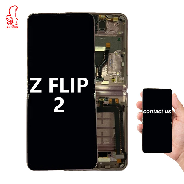 Wholesale Foldable Dynamic AMOLED Inner LCD Screen for Samsung Galaxy Z Flip 2 5G SM-F707 Touch Digitizer Assembly Replacement