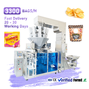 Máquina Automática de Llenado y Empaquetado de Gránulos Redondos, Máquina de Empaquetado de Azúcar en Bolsas Preformadas - Product Image 1