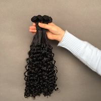 Extensiones de Cabello Virgen en Oferta, Rizo Increíble, Cabello Super Double Drawn para Mujer Negra