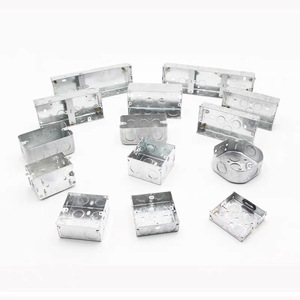 American Standard Listed Rectangle Metal Electrical Junction <strong>Box</strong> IP55 Galvanized Steel Model 86*86 4x4x2-1/8" Zhejiang - Product Image 2